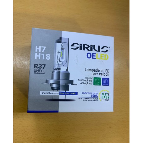 kit headlight led sirius h7 12v 6000k chip hlg 2000 lumen effettivi - MES  Connettori